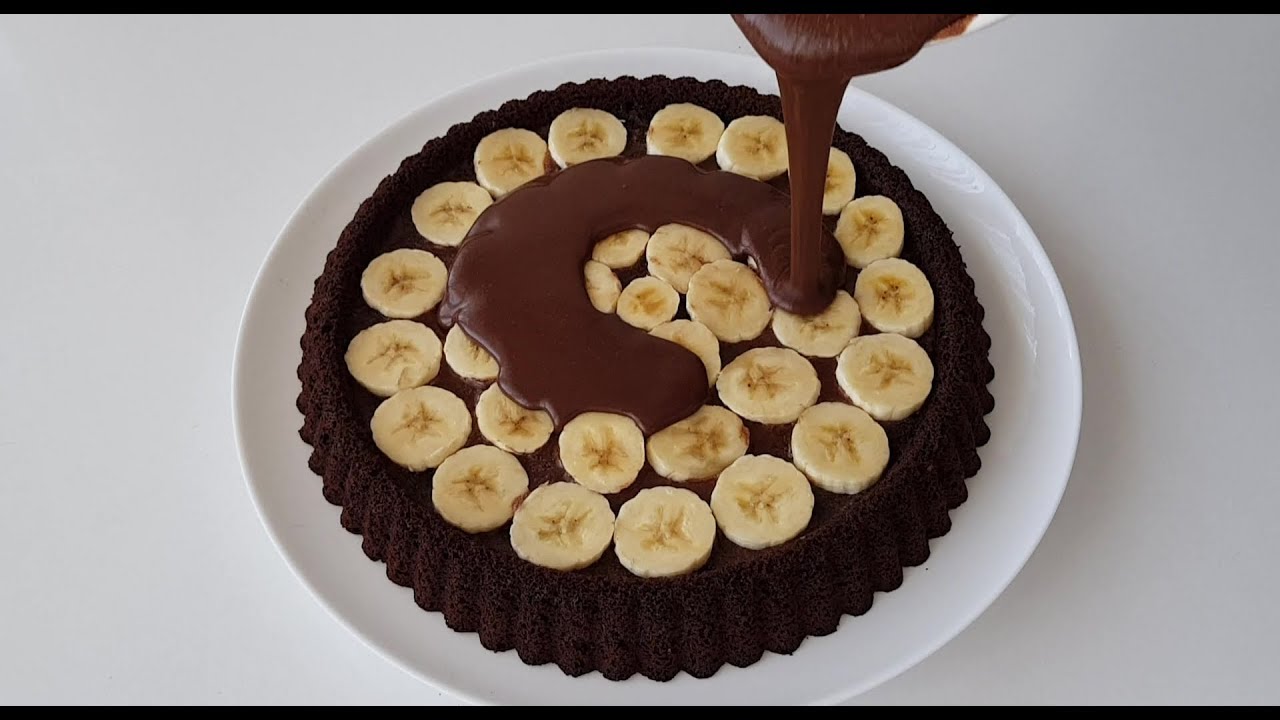 EN KOLAY, ÇİKOLATALI MUZLU PASTA 😍Kreması,  keki muhteşem oluyor😉