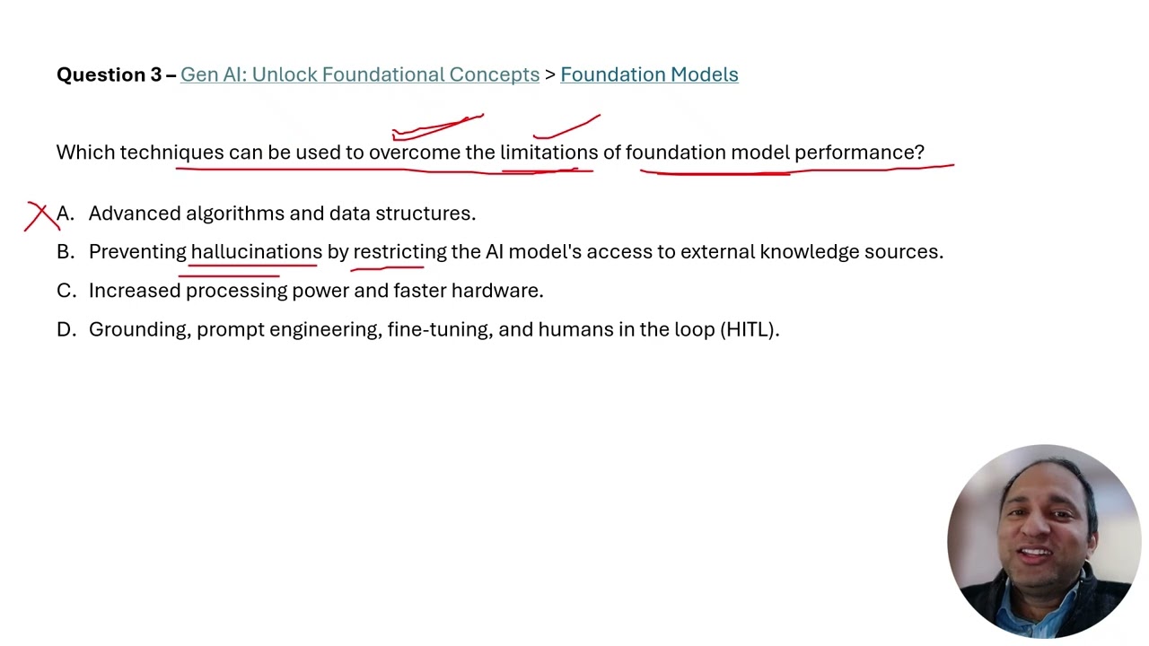 Part-4 [ 2026 ] Google Generative AI Certification Questions Explained (Beginner Friendly) | Gen AI