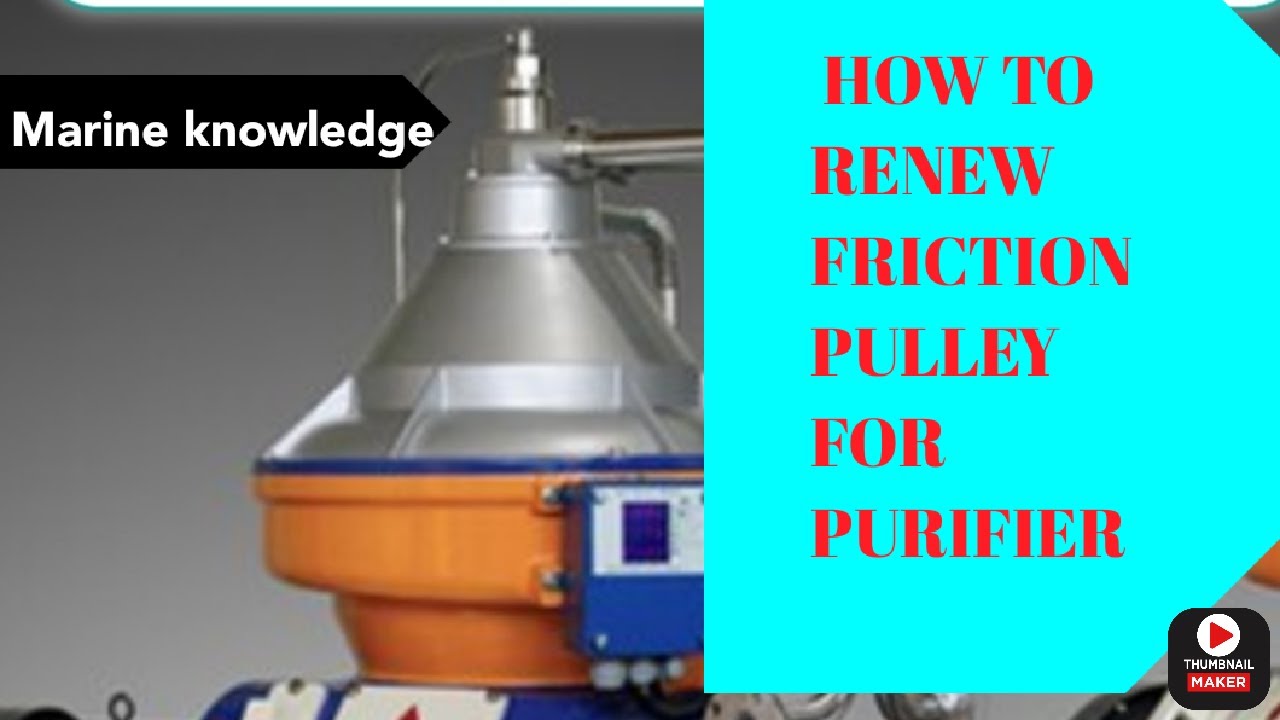 How do they do... How to change friction pulley for purifier..