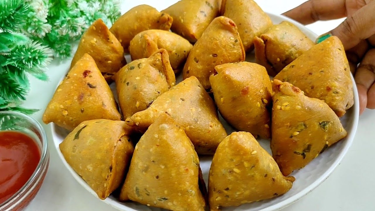 गेहूं के आटे से 5 मिनट में 50 से भी ज्यादा खस्ता समोसे बनाने का नया आसान तरीका |Ate ka khasta Samosa