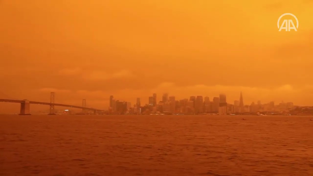 Wildfires in San Francisco create a layer of smoke