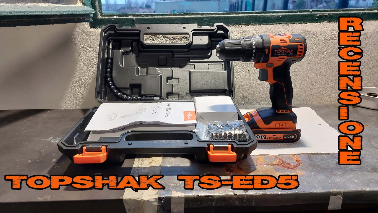 RECENSIONE trapano avvitatore Topshak TS ED5 (il top di gamma)