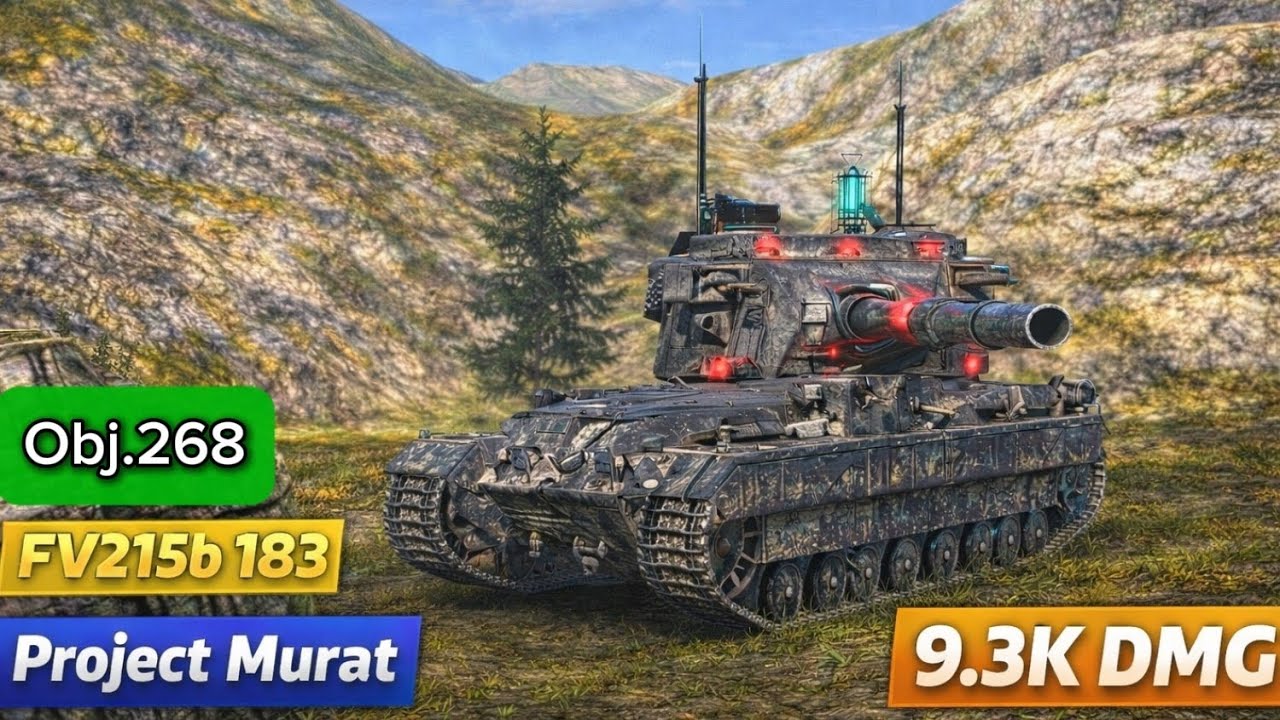 Fv215b 183 | Obj.268 | Project Murat | WoT Blitz | Epic movement 