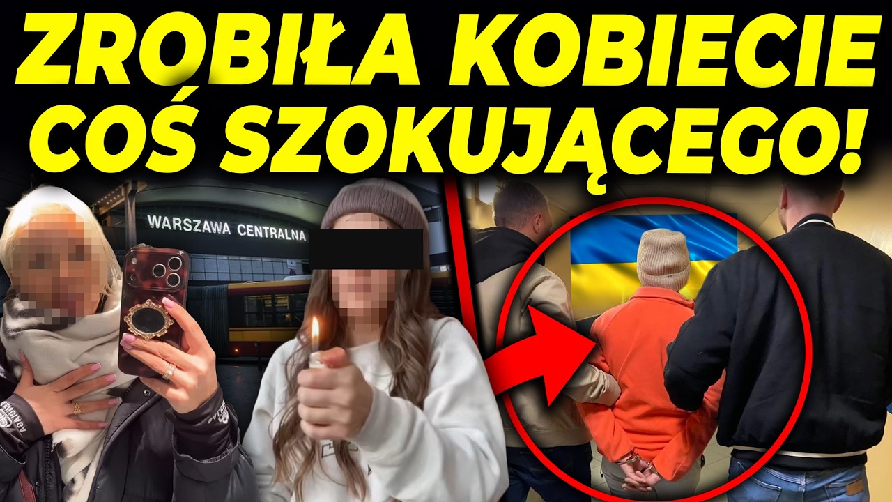 SZOKUJĄCY ATAK UKRAINKI W CENTRUM WARSZAWY!