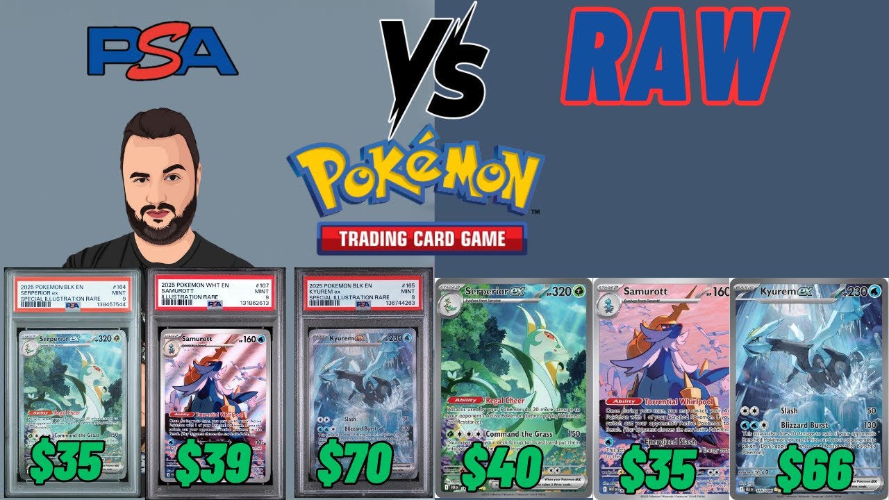 PSA 9 vs Raw Pokémon Cards — Same Price?! Why Collectors Win