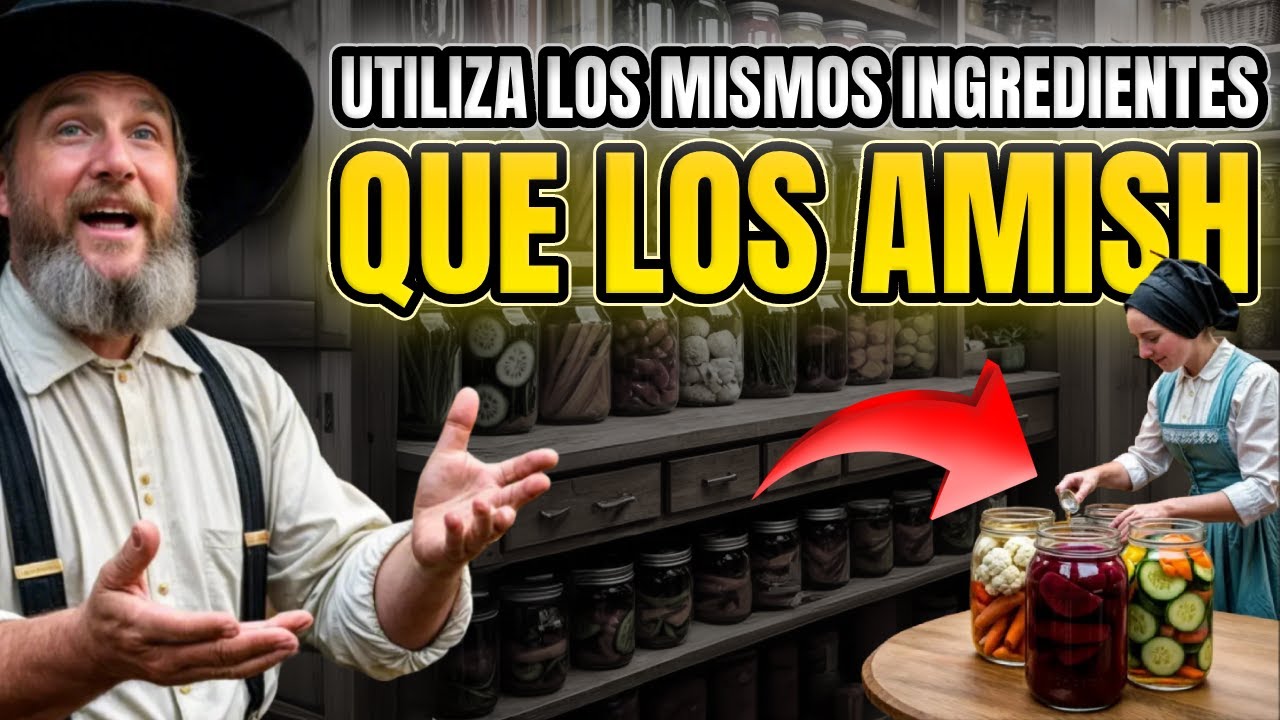 C&oacute;mo hacer SALMUERA para 🥫CONSERVAS🥫 (Inspirado en los Amish) sin refrigerador ni electricidad