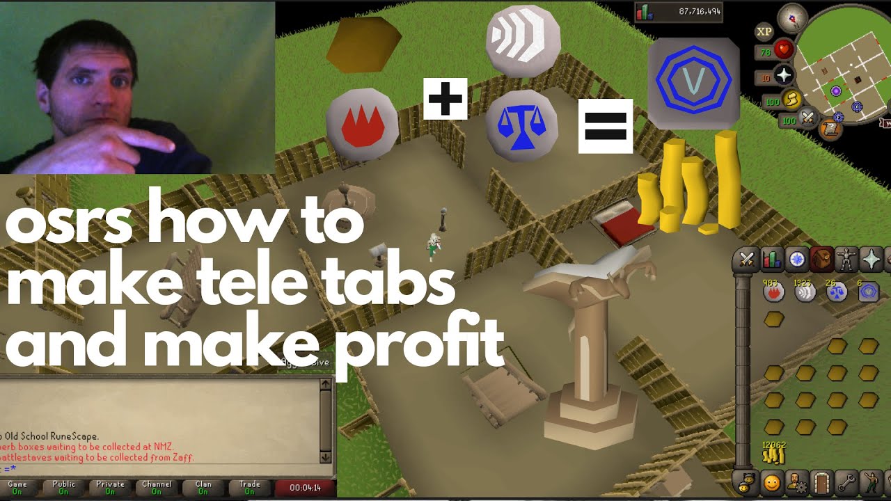 OSRS как сделать вкладки телепорта