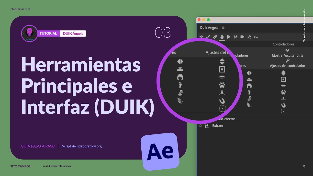 DUIK &Aacute;ngela | 03 | Principales Herramientas e Interfaz&ndash; Tutorial/Gu&iacute;a Paso a Paso en Espa&ntilde;ol