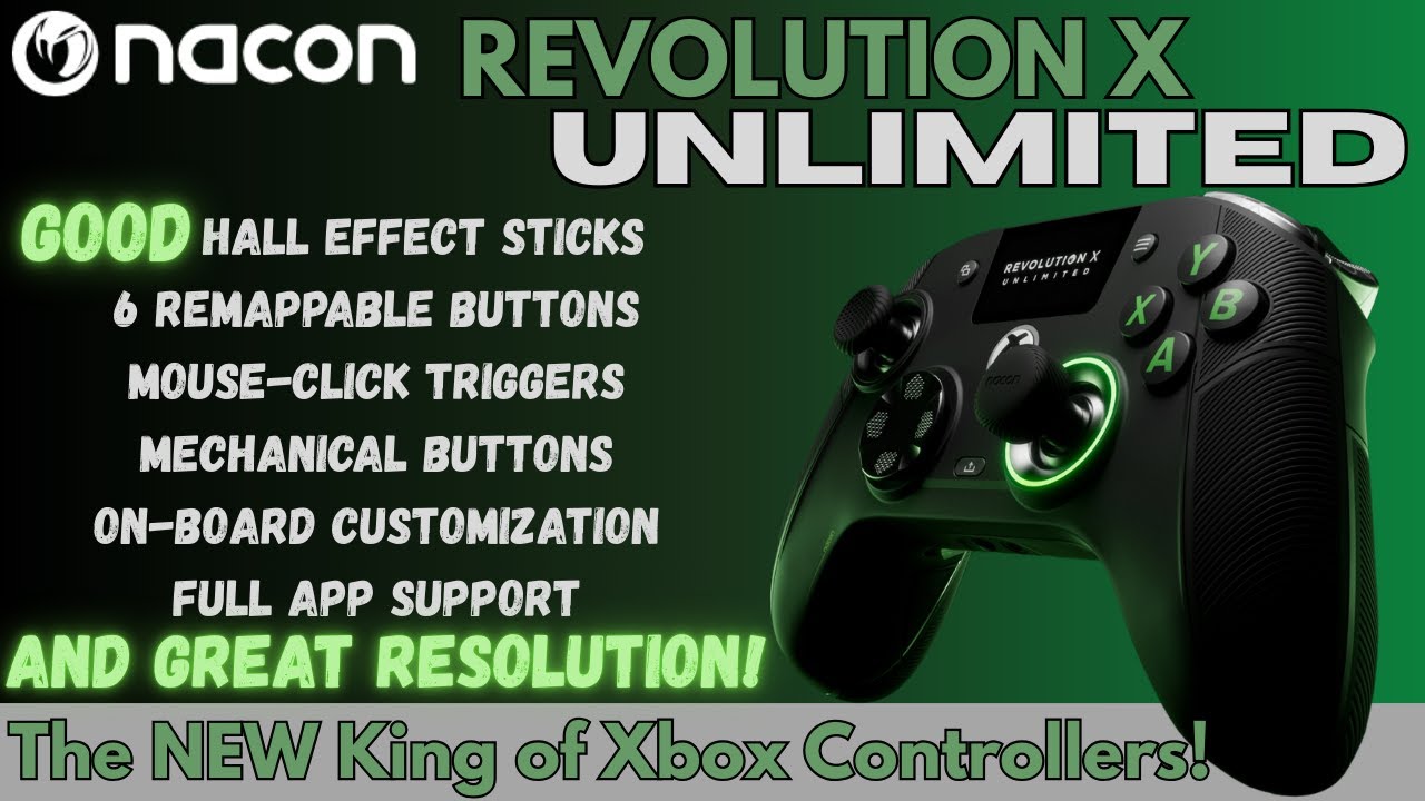Reviewing the Nacon Revolution X Unlimited! My NEW Favorite Controller!!!