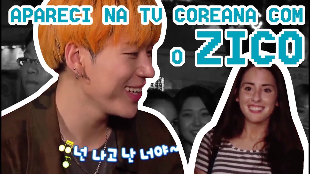 Encontrei o Zico na rua e apareci na TV coreana junto com ele!