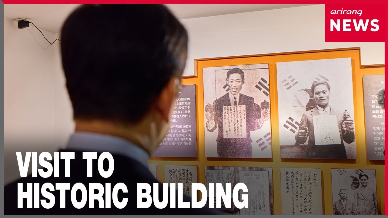 President Lee visits Korean provisional government in Shanghai