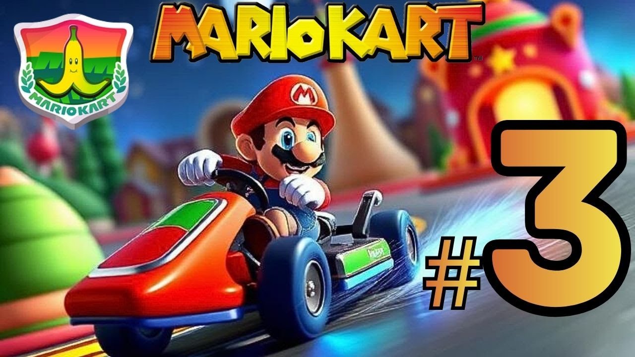 Mario Kart Wii 50cc Banana Cup - Gameplay Part 3