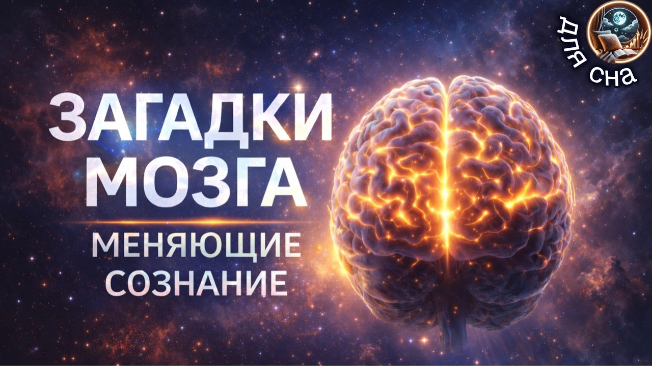 ЛЕКЦИЯ ДЛЯ СНА🌙 12 загадок мозга, которые меняют РЕАЛЬНОСТЬ