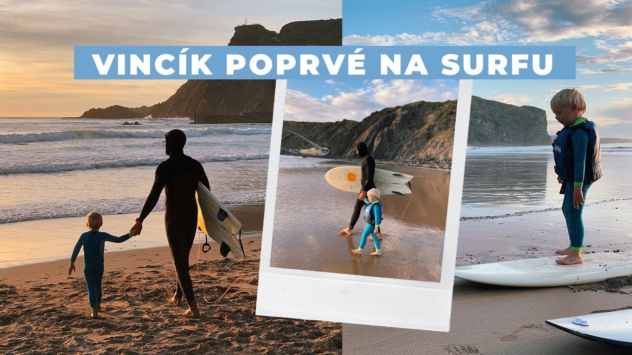 VLOG | S dětmi poprvé na surfu, spousta vaření a náš život v Portugalsku