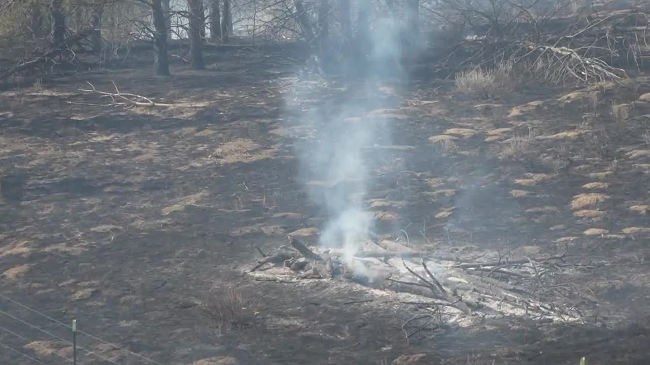 'Still under investigation’: Crews fight fire south of Roundup