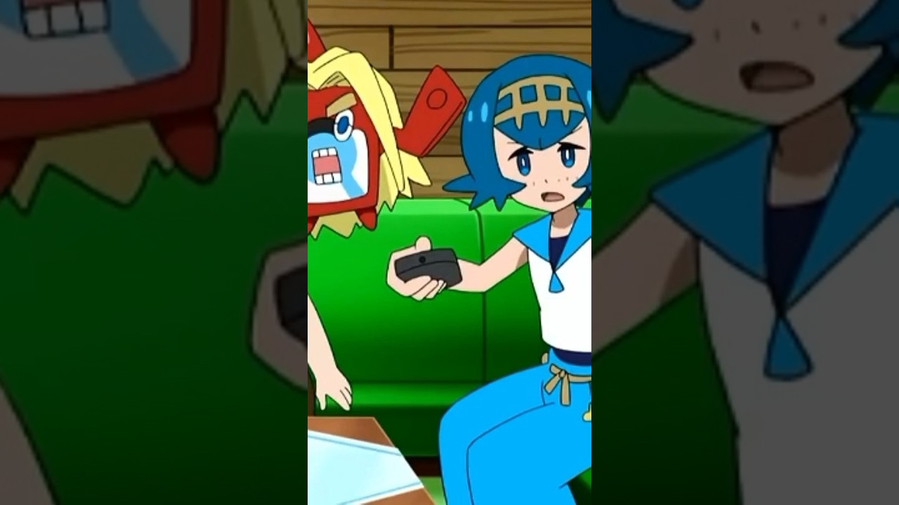 When nobody can agree on a show to watch #pokemonanime #pokemon #funny #kiawe #lana #sophocles