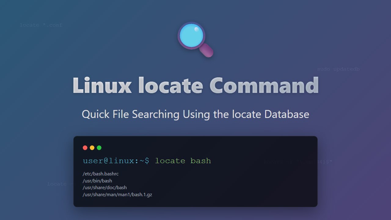 🔍 Linux Locate Command: Find Files Fast! (Beginner Tutorial)