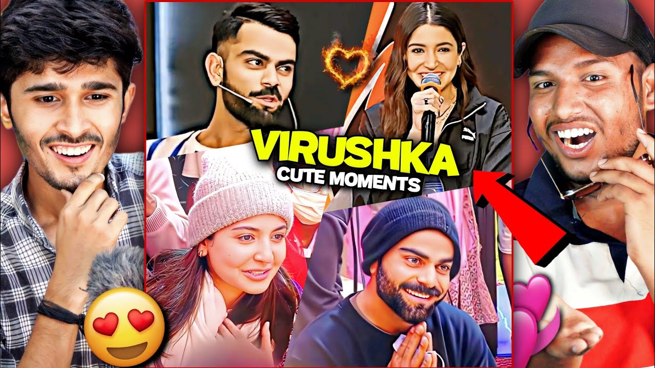 #VIRUSHKA - VIRAT KOHLI AND ANUSHAKA SHARMA CUTEST MOMENTS & EDITS PART 5 REACTION 😂❤️ | V2FUNREACTS