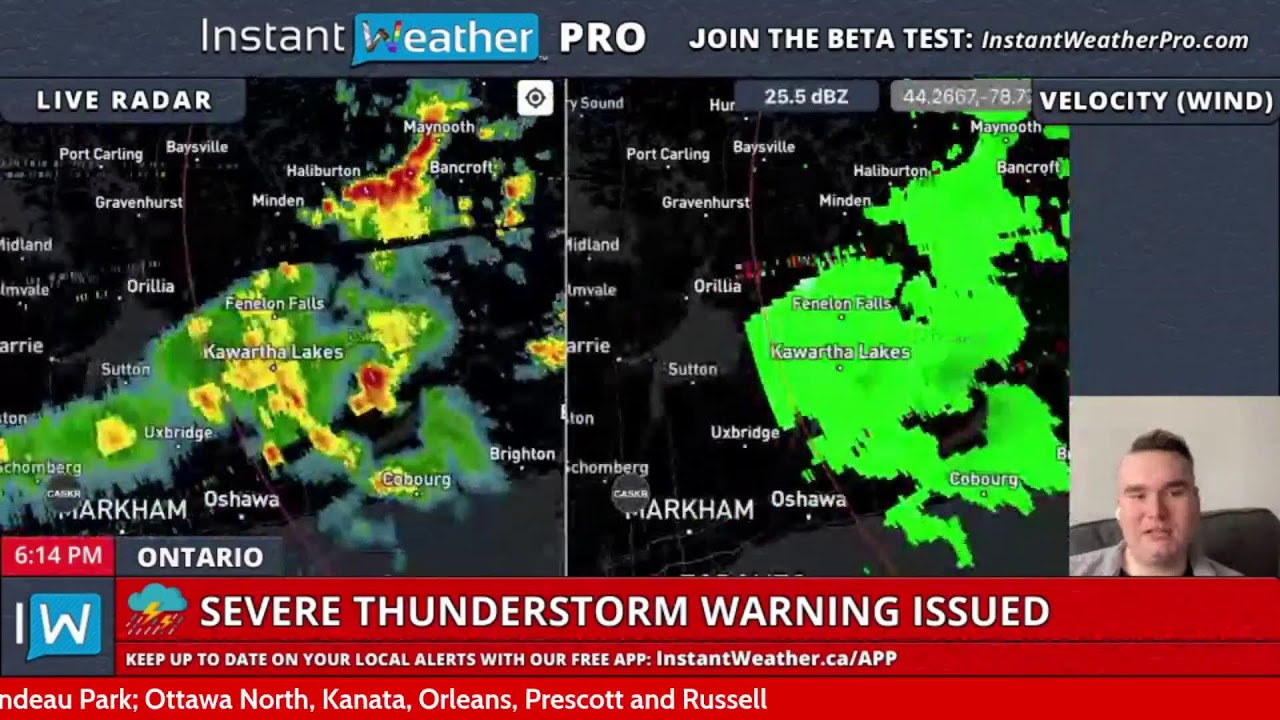 ONTARIO LIVESTREAM: Severe Thunderstorm & Tornado Risk (Tue, July 11, 2023)