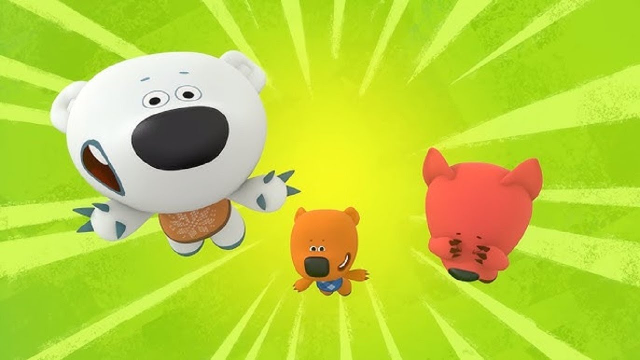 Be Be Bears 🐻 Medo de Altura - Episódio 32 - Desenhos animados para crianças