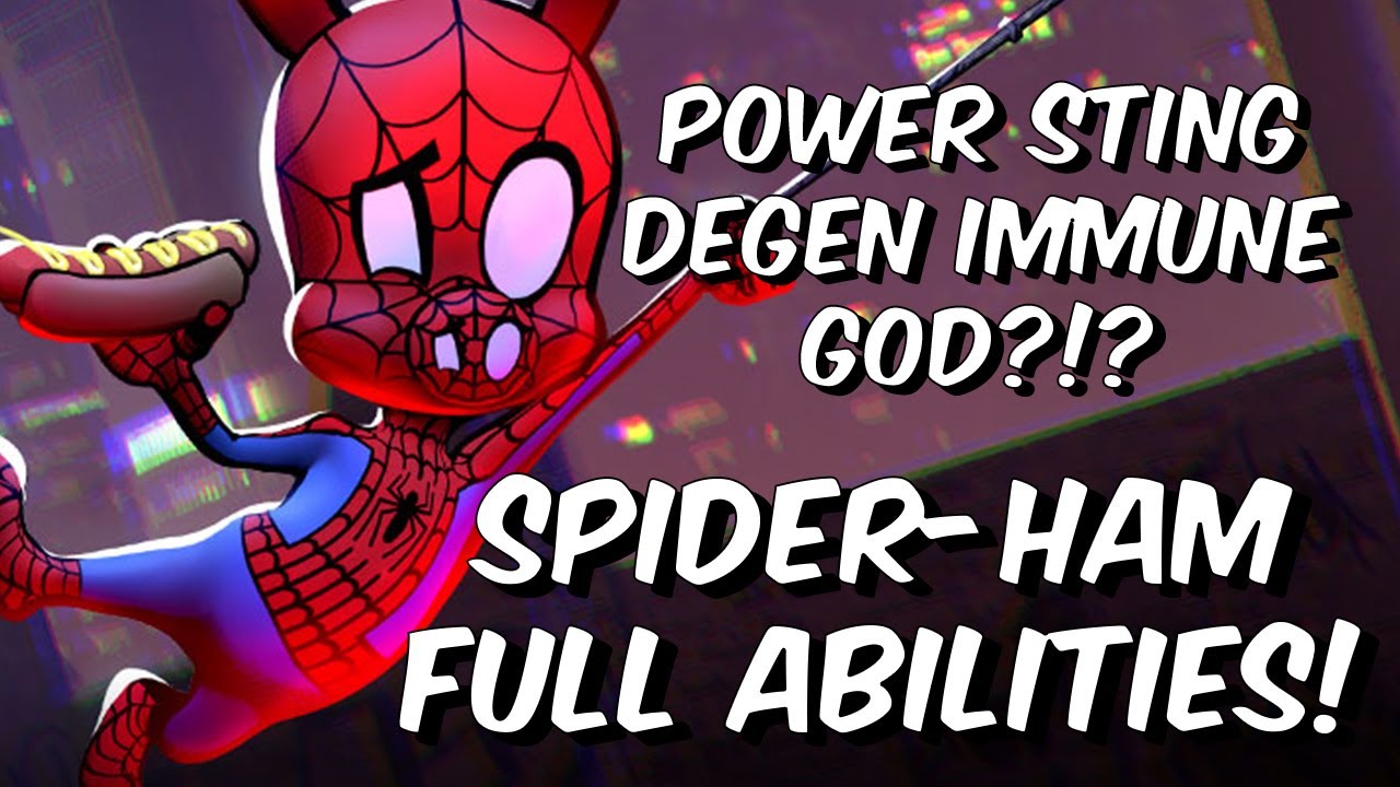 Spider-Ham FULL ABILITIES Breakdown - Degen Immune Power Sting God?!?! - Marvel Contest of Champions