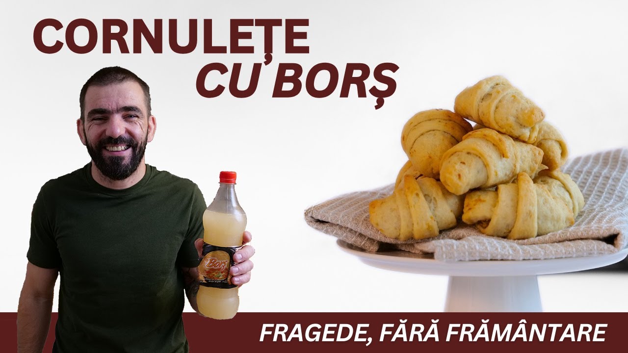 Cornulete fragede cu Bors - de post!