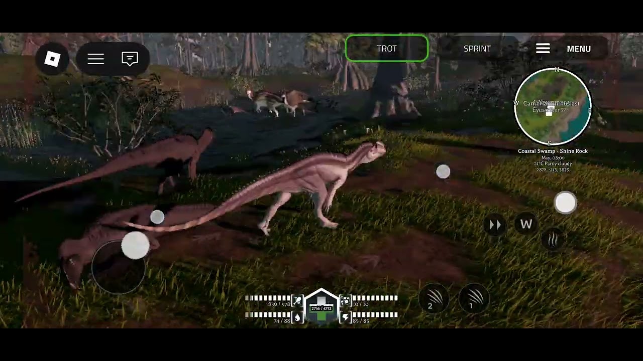 Pe/prior extincrion therodontosaurus(thero) vs para(parasaurolophus) fight 