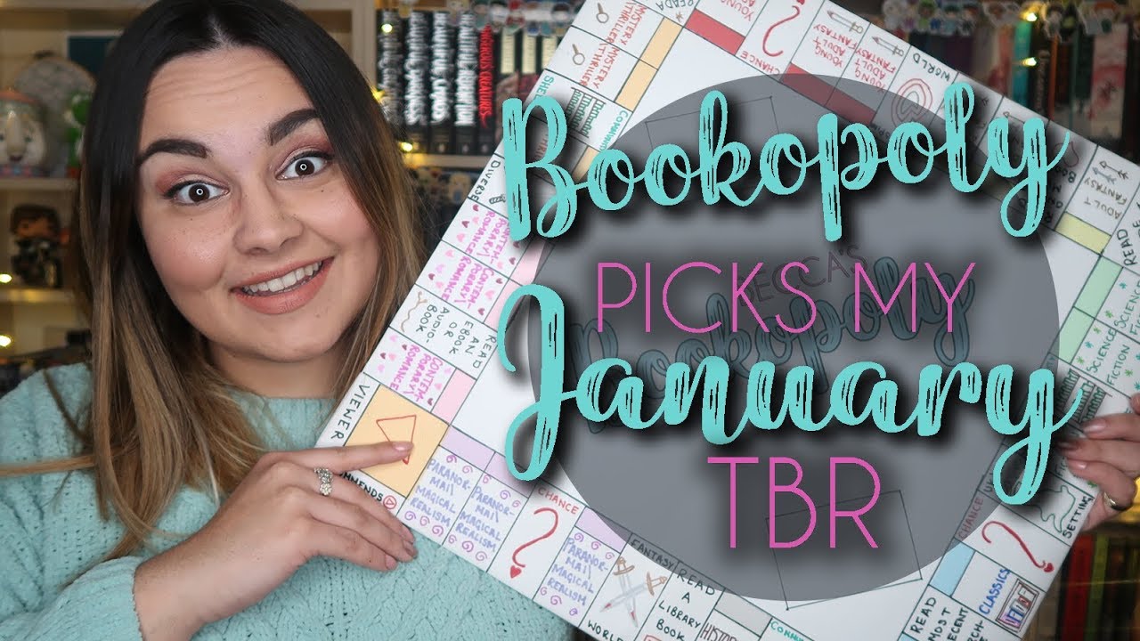 BOOKOPOLY CHOOSES MY JANUARY TBR // Becca's Bookopoly #1