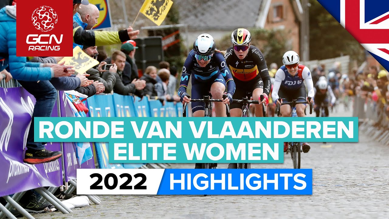 The Favourites Do Battle On The Bergs Of Flanders! | Tour of Flanders 2022 Women's Highlights