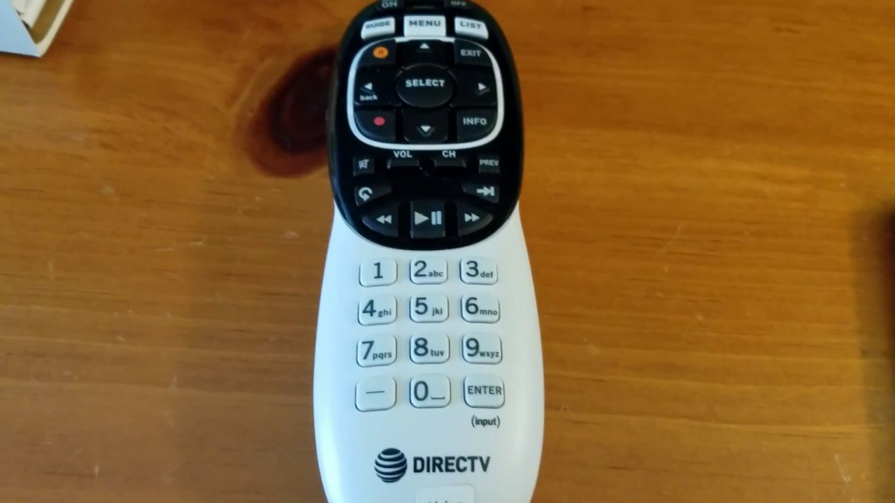 Directv control/Como programar el control de DIRECTV