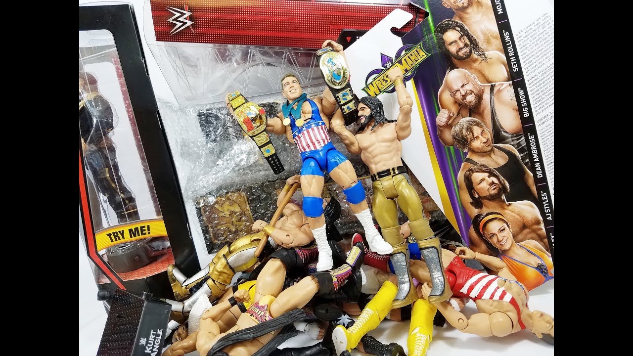 $3 WWE ELITE FIGURES + BIG CHRISTMAS UNBOXING!