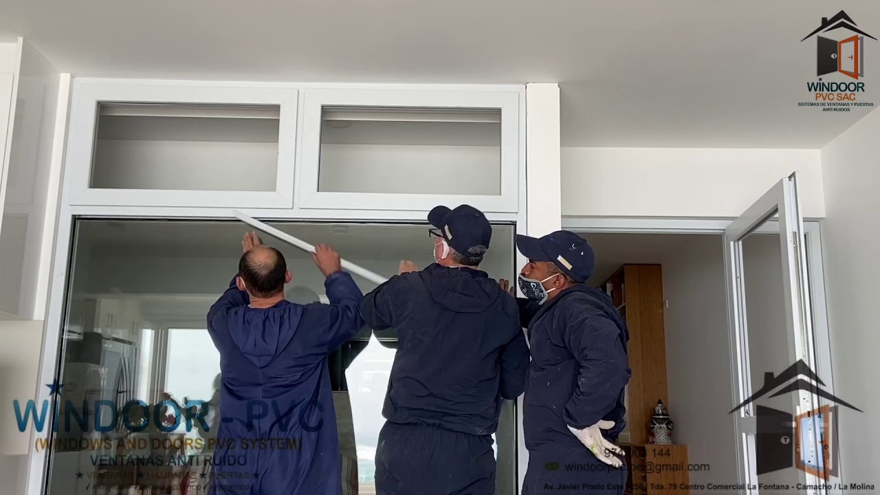 VENTANAS EUROPEAS DE PVC  TOTALMENTE INSULADOS, HERMÉTICA y  ANTI RUIDOS