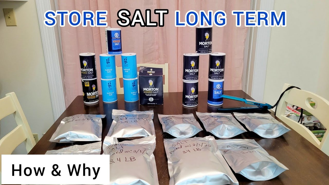How To Store Salt Long Term