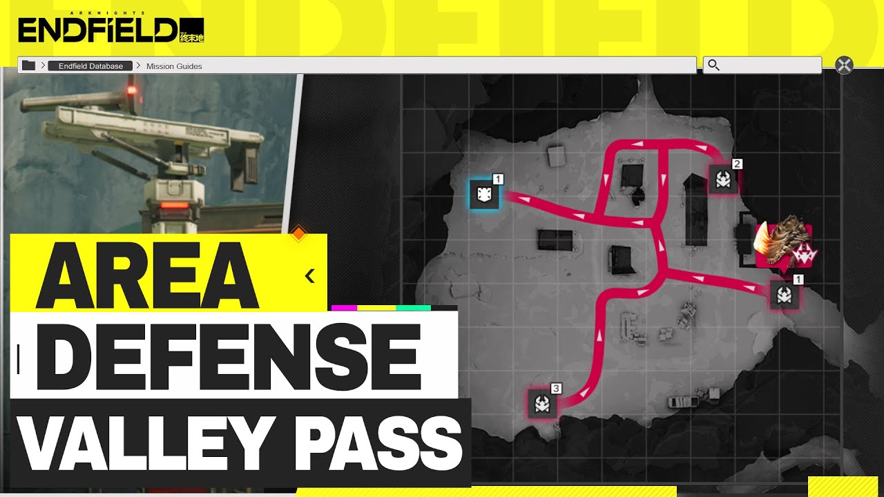 Valley Pass Area Defence AFK Strategy - Refugee Camp |【Arknights: Endfield】