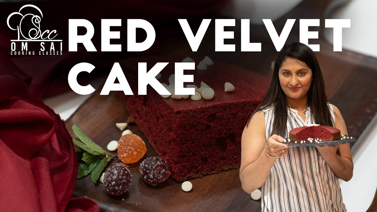 Red velvet cake | Valentines Day Special Cake | How to Make Red Velvet Cake Om Sai Cooking Classes
