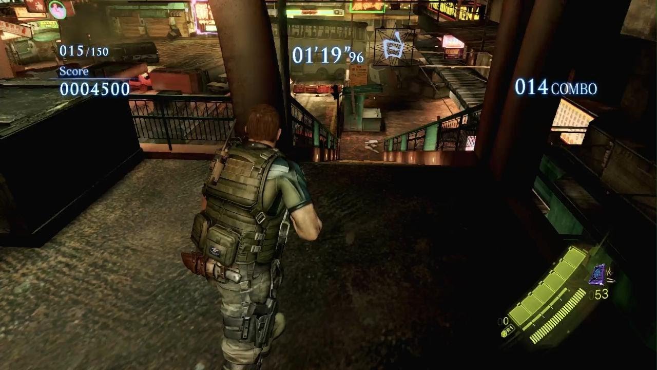Ryan Angel playing Resident Evil 6 the Mercenaries Chris