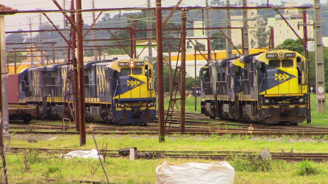 Manobras da MRS e TUEs ex CPTM no pátio de Jundiaí