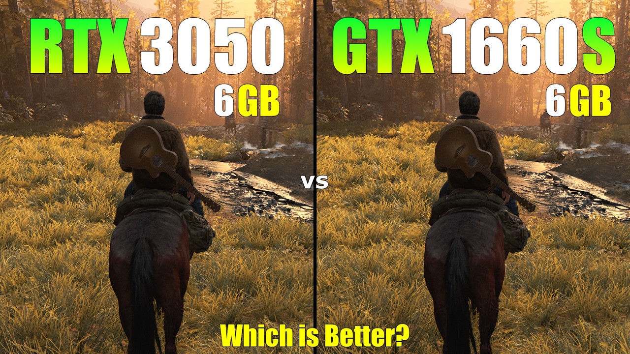 RTX 3050 6GB vs GTX 1660 Super : Test in 17 Games - Which is Better?