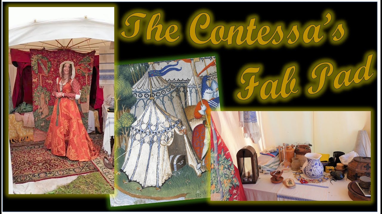 Tour My Medieval Glamping Pavilion - Pennsic 2022!!!