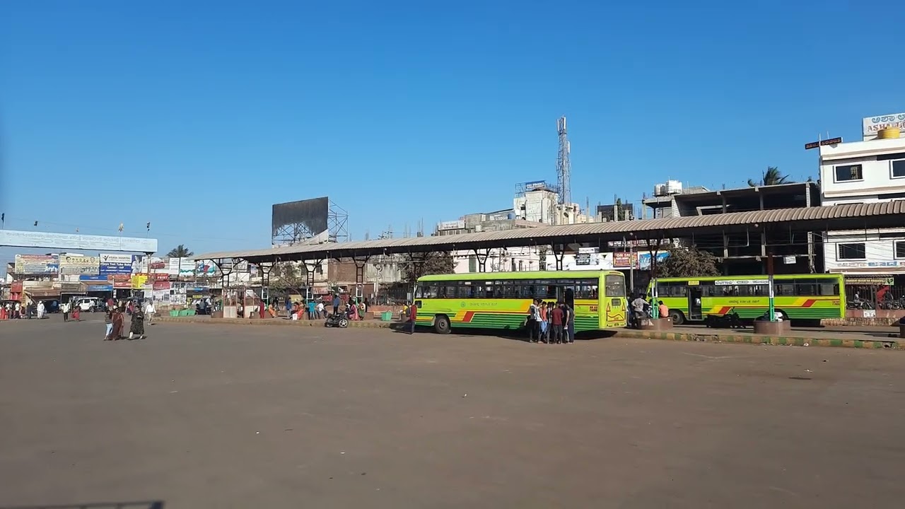Bidar bus stand tour | best South India public transport | karnataka public transport