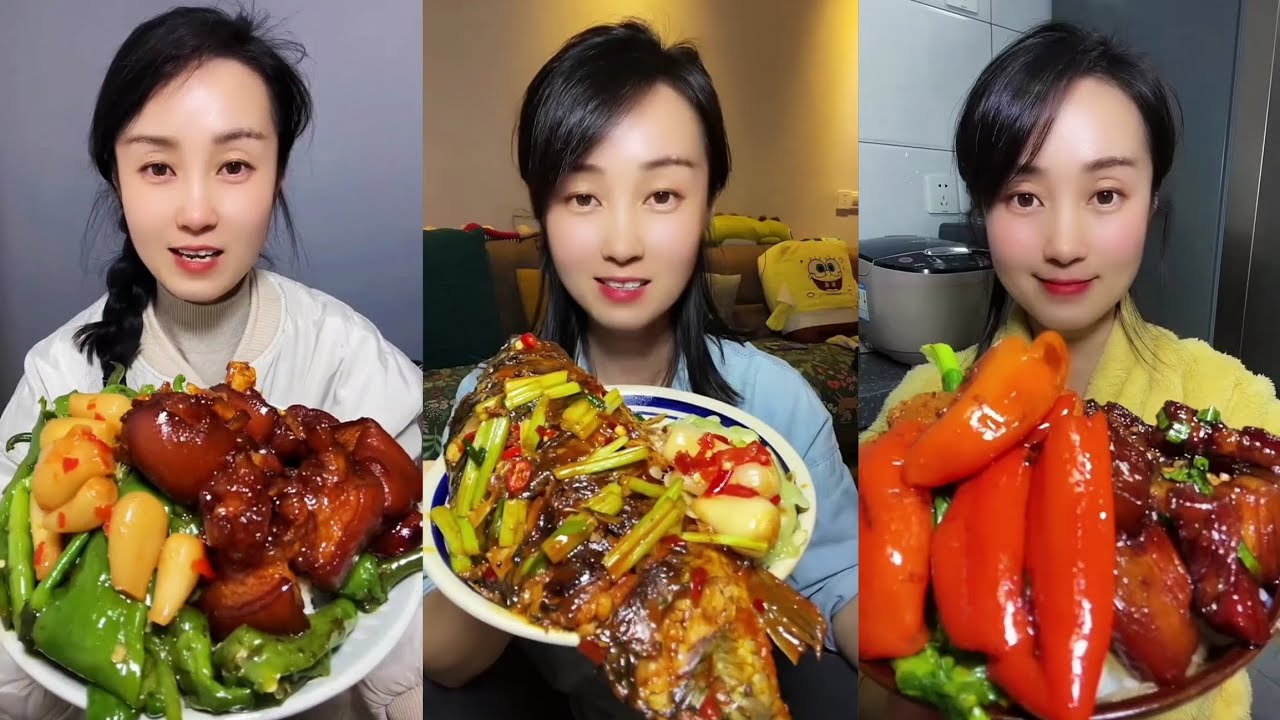 Yummy#1 Homemade Dishes -Hot and Ready! Meat, Fish & Fresh Boiled Greens..#mukbang #food #yummy