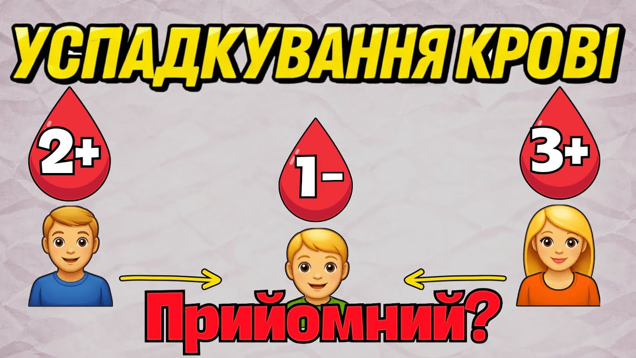 Як успадковуються група крові та резус-фактор? Всі варіанти успадкування!