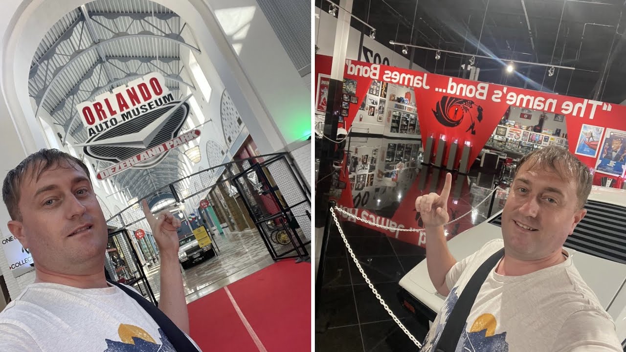 Florida Orlando Vlog / James Bond Exhibit & Auto Museum Dezerland Park
