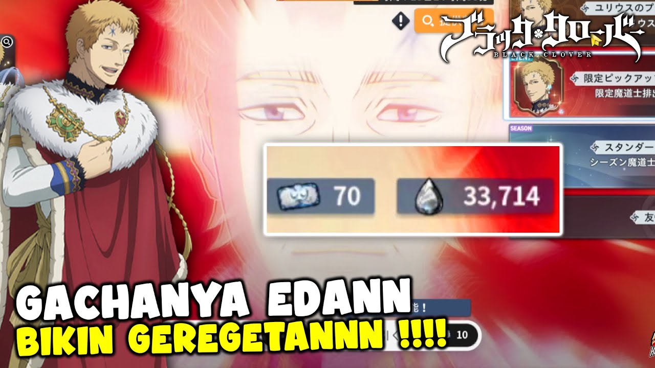 Gacha Brutal 200x Untuk Benner Julius  || Black Clover Mobile