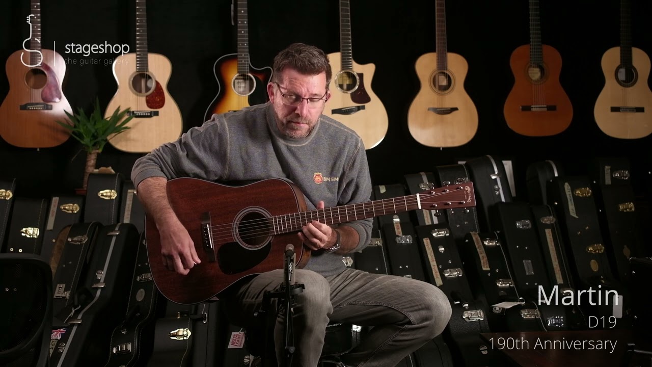 Martin D-19 190th Anniversary guitar demo in Stageshop