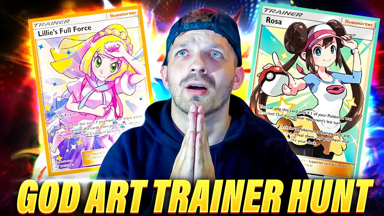 Searching For Some Of The Best Full Art Trainer Cards!