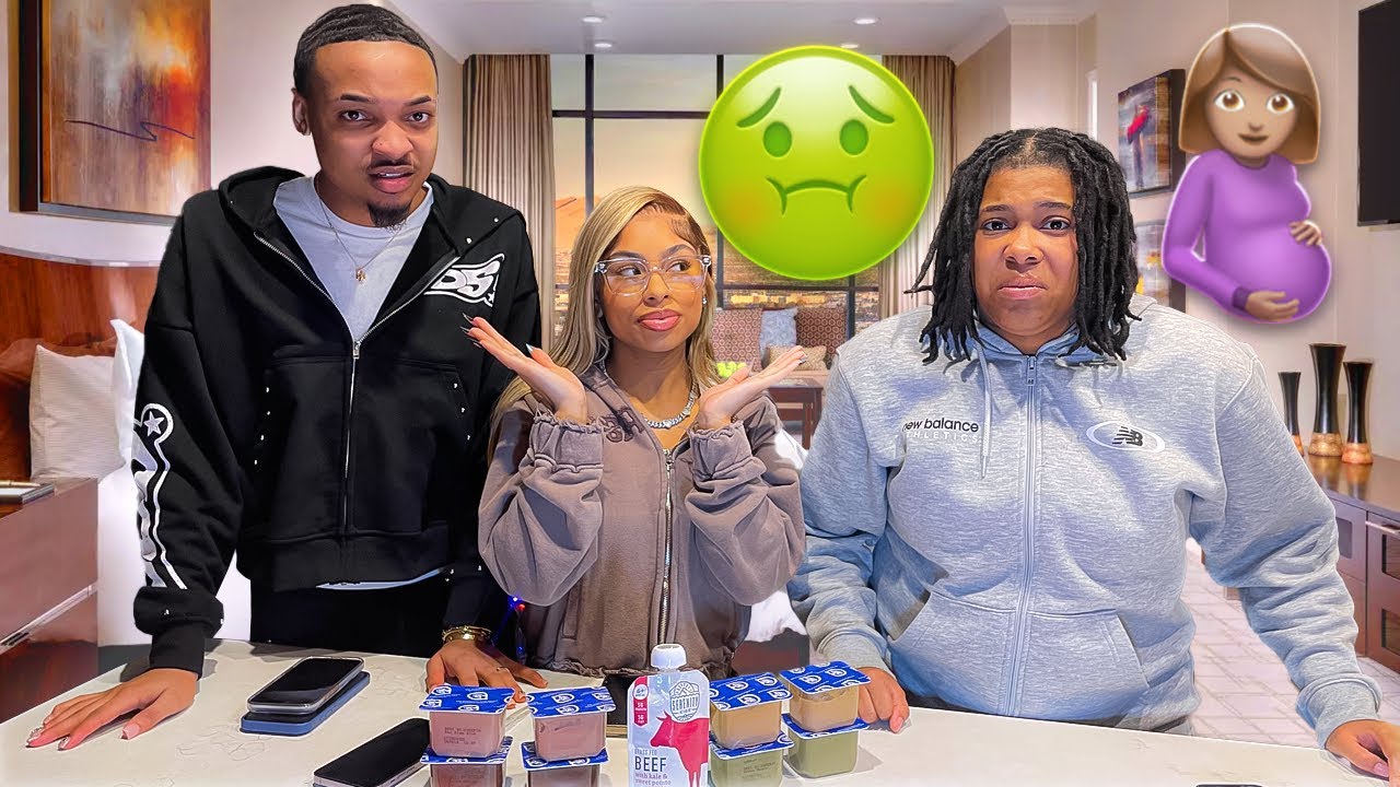 Eating BABY Food Or Answer The MESSY QUESTION !