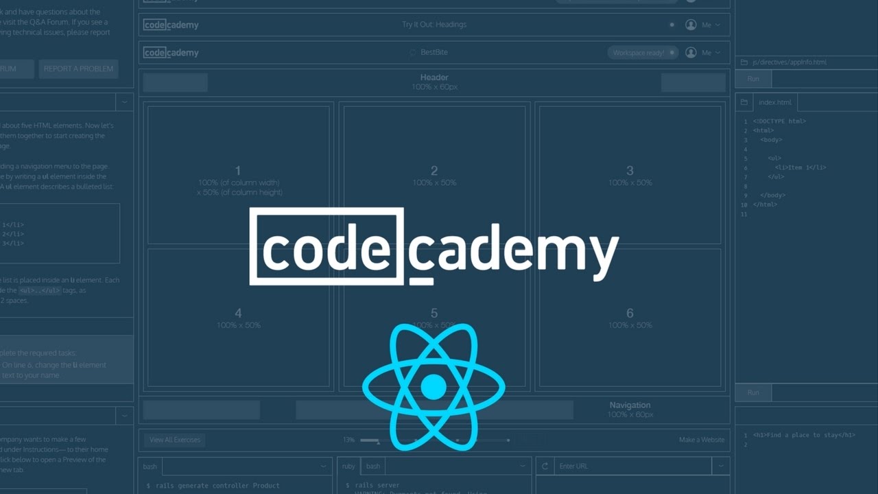 CodeCademy Tutorial: Introduction To ReactJS: Part 17