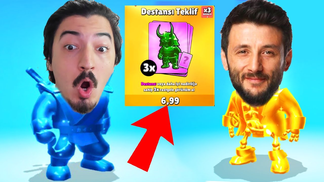 6 TL 2 ÖZEL KARAKTER ÇIKARDIM Stumble Guys