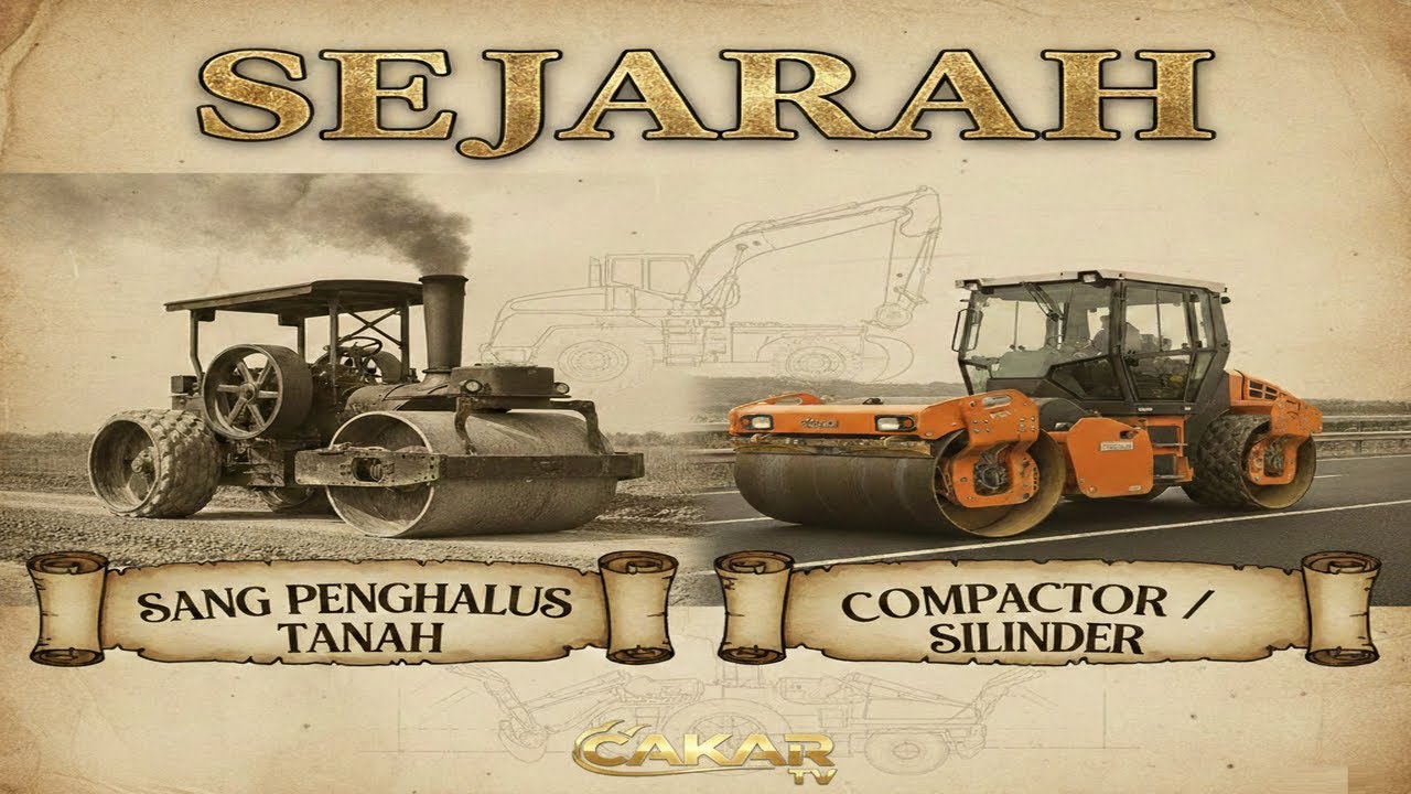 Mengenal Alat Berat Compactor  Pemadat  Silinder